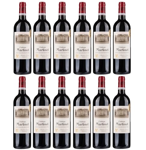 Château Martinet St. Emilion Grand Cru Rotwein Wein Trocken Frankreich Inkl FeinWert E-Book (12 x 0,75l) von FeinWert