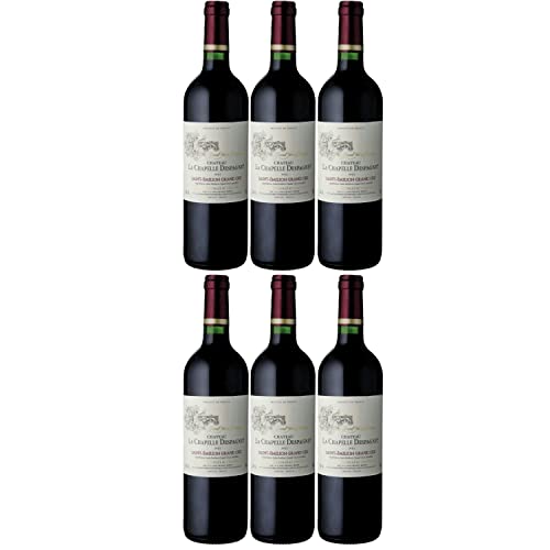 Château la Chapelle Despagnet Saint Emilion Grand Cru AOC Rotwein Wein trocken Frankreich I FeinWert Paket (6 x 0,75l) von FeinWert