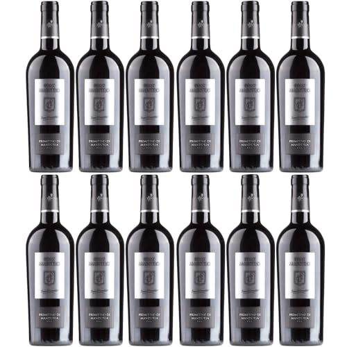 Cielo e Terra Gran Maestro Primitivo di Manduria Rotwein Rot Trocken Italien inkl. FeinWert E-Book (12 x 0,75l) von FeinWert