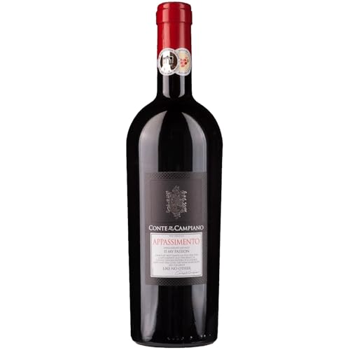 Conte di Campiano Appassimento Rotwein Wein halbtrocken Italien inkl. FeinWert E-Book (1 x 0,75l) von FeinWert