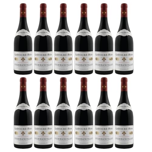 Côte de Beaune Villages AOC Rotwein Wein trocken Frankreich I FeinWert Paket (12 x 0,75l) von FeinWert