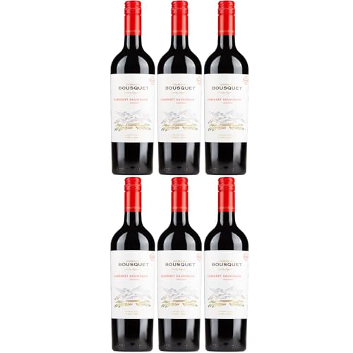 Domaine Bousquet Cabernet Sauvignon Rot trocken Rotwein Argentinien Bio inkl. FeinWert E-Book (6 x 0,75l) von FeinWert