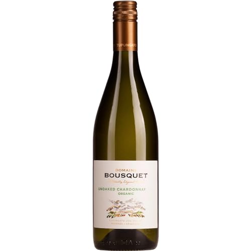 Domaine Bousquet Chardonnay, Trocken, Weißwein, Bio, Argentinien inkl. FeinWert E-Book (1 x 0,75l) von FeinWert