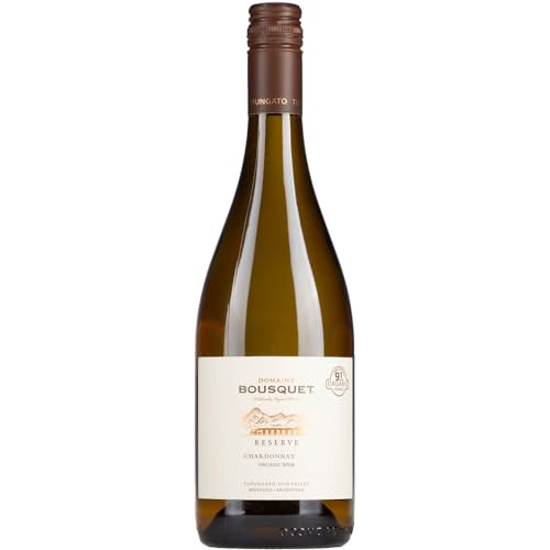 Domaine Bousquet Chardonnay Reserve, Trocken, Weißwein, Bio, Argentinien inkl. FeinWert E-Book (1 x 0,75 l) von FeinWert