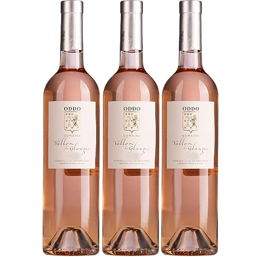 Domaine Vallon des Glauges Oddo Provence Roséwein Bio Wein trocken Frankreich Inkl. FeinWert E-Book (3 x 0,75l) von FeinWert