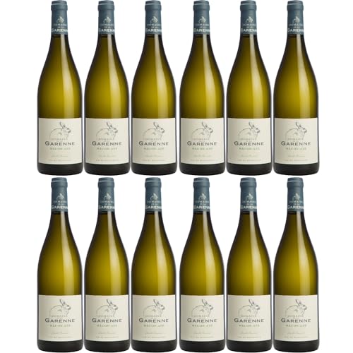 Domaine de la Garenne Macon-Aze Chardonnay trocken Weißwein Frankreich inkl. FeinWert E-Book (12 x 0.75l) von FeinWert