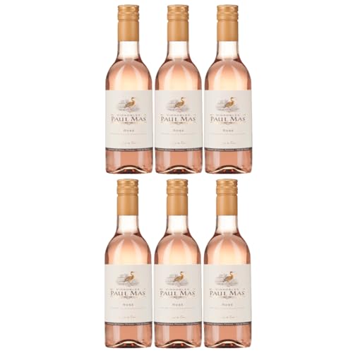 Domaines Paul Mas Rosé Syrah Roséwein Wein trocken Frankreich inkl. FeinWert E-Book (6 x 0,25l) von FeinWert
