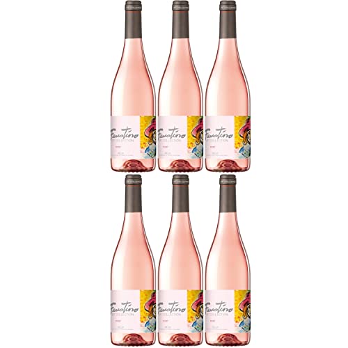 Faustino Art Collection Rosado Roséwein Wein Spanien I Visando Paket (6 Flaschen) von FeinWert