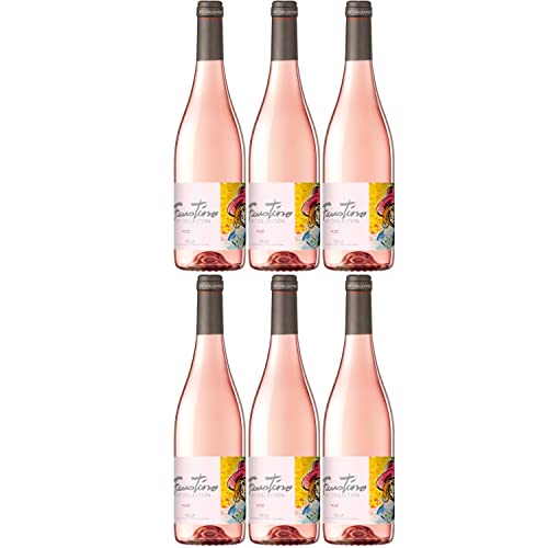 Faustino Art Collection Rosado Roséwein Wein Spanien I Visando Paket (6 Flaschen) von FeinWert