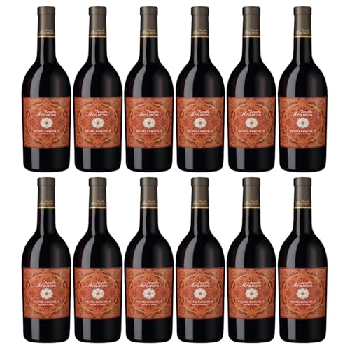 Feudo Arancio Nero d’Avola Sicilia DOC Sizilien Rotwein trocken Italien inkl. FeinWert E-Book (12 x 0.75l) von FeinWert