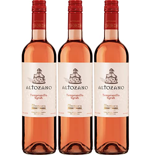 Finca Constancia Altozano Rosado Roséwein Wein trocken Spanien I Visando Paket (3 Flaschen) von FeinWert