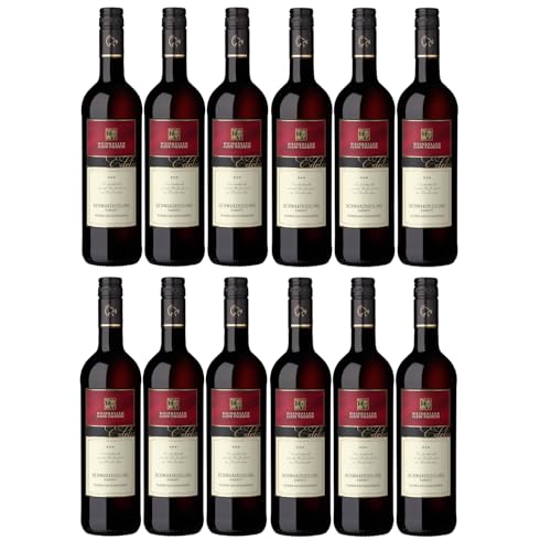 Fleiner Kirchenweinberg Schwarzriesling Kabinett Rot feinfruchtig Deutschland inkl. FeinWert E-Book (12 x 0,75l) von FeinWert