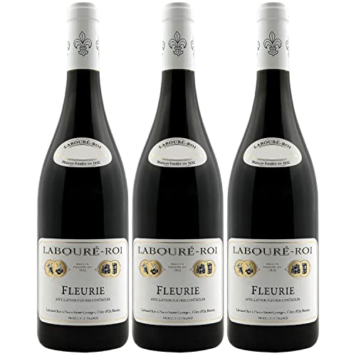 Fleurie AOC Armand de Corcy Rotwein Wein trocken Frankreich I FeinWert Paket (3 x 0,75l) von FeinWert