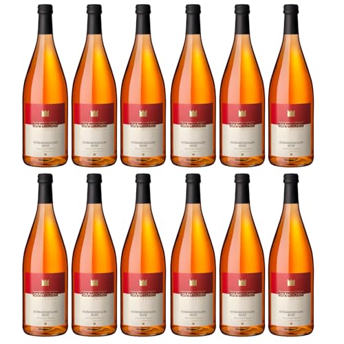 Genossenschaftskellerei Heilbronn Schwarzriesling Rosé DQ feinfruchtig Roséwein Deutschland inkl. FeinWert E-Book (12 x 1,0l) von FeinWert