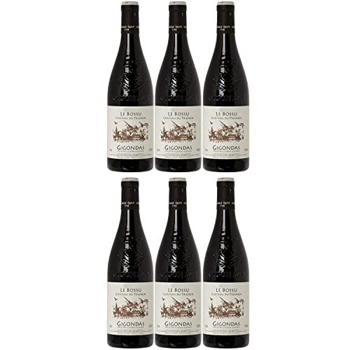 Gigondas Château du Trignon AOC Rotwein Wein trocken Frankreich I FeinWert Paket (6 x 0,75l) von FeinWert