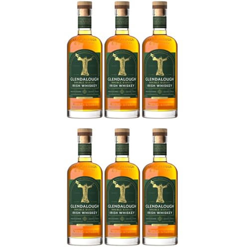 Glendalough Single Grain Double Barrel Aged Irish Whiskey Irland I FeinWert Paket (6 x 0,7l) von FeinWert