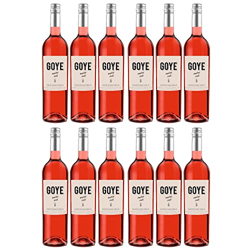 Goyenechea Merlot Rosé GOYE Roséwein Wein trocken Argentinien I FeinWert Paket (12 x 0,75l) von FeinWert