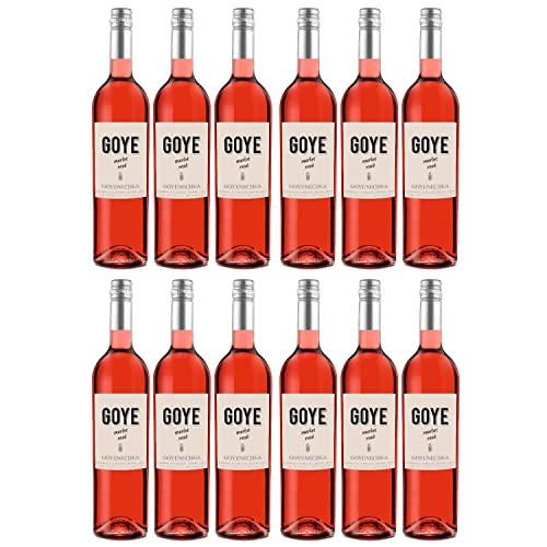 Goyenechea Merlot Rosé GOYE Roséwein Wein trocken Argentinien I FeinWert Paket (12 x 0,75l) von FeinWert
