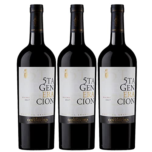 Goyenechea Quinta Generacion Malbec Rotwein Wein trocken Argentinien I FeinWert Paket (3 x 0,75l) von FeinWert