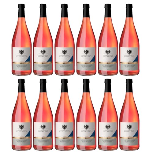 Heilbronner Staufenberg Spätburgunder Weißherbst feinfruchtig Roséwein Spätburgunder Deutschland inkl. FeinWert E-Book (12 x 1l) von FeinWert
