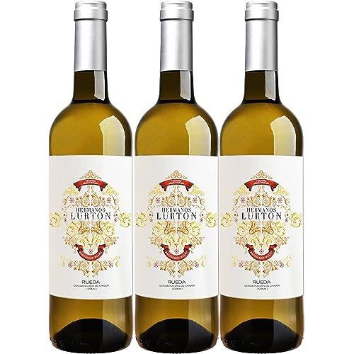 Hermanos Lurton Sauvignon Blanc Denominacion de Origen Rueda Weißwein Wein trocken Inkl. FeinWert E-Book (3 x 0,75l) von FeinWert