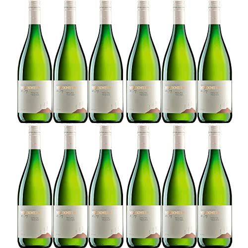 Herxheim Riesling QbA Weißwein Wein trocken Deutschland Inkl. FeinWert E-Book (12 x 1,0l) von FeinWert