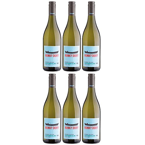 Hunky Dory Sauvignon Blanc Marlborough Weißwein Wein trocken Neuseeland I FeinWert Paket (6 x 0,75l) von FeinWert