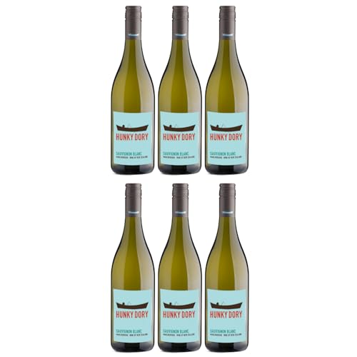 Hunky Dory Sauvignon Blanc Marlborough Weißwein Wein trocken Neuseeland I FeinWert Paket (6 x 0,75l) von FeinWert