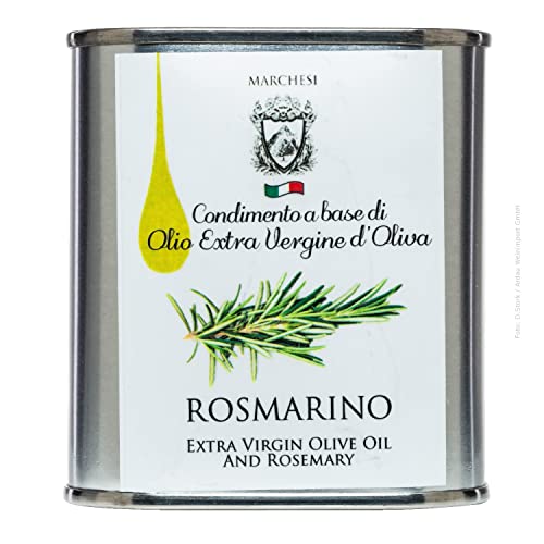 Italienisches Olivenöl mit Rosmarin aromatisiert/Rosmarino Olio Extra Vergine d' Oliva (0,15 l) von FeinWert