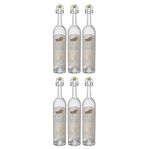 Jacopo Poli Bassano Classica Grappa Italien inkl. FeinWert E-Book (6 x 0,5l) von FeinWert