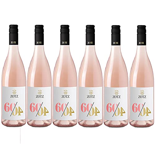 Julius Zotz 60/40 Markgräfler Roséwein Wein Baden vegan trocken Deutschland I FeinWert Paket (6 Flaschen) von FeinWert