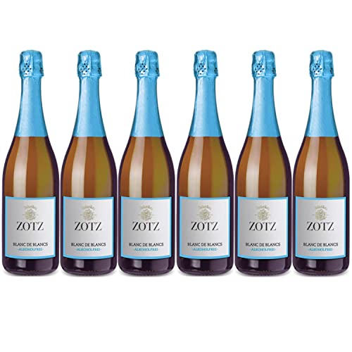 Julius Zotz Blanc de Blancs Alkoholfrei alkoholfreier Sekt Weißwein Wein alkoholfrei Baden vegan Deutschland I FeinWert Paket (6 Flaschen) von FeinWert