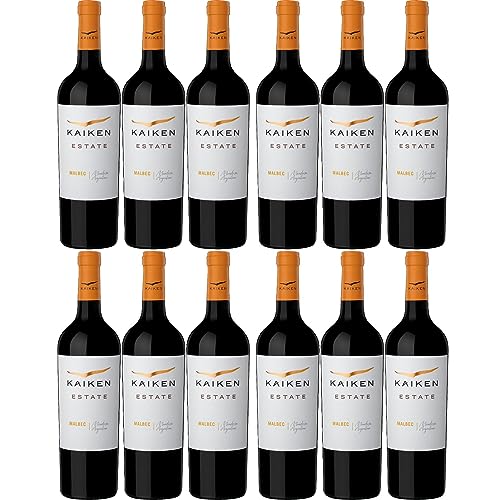 Kaiken Wines Estate Malbec Rotwein Wein trocken Argentinien Inkl. FeinWert E-Book (12 x 0,75l) von FeinWert