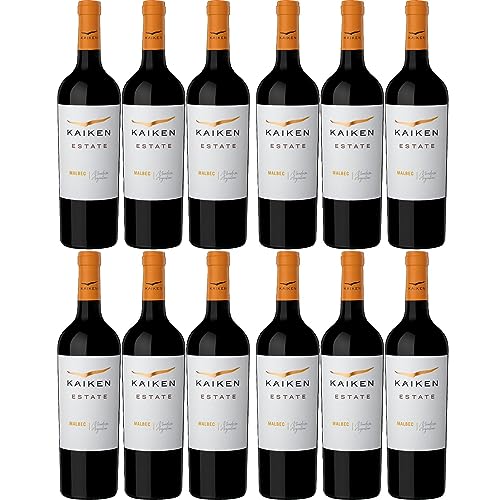 Kaiken Wines Estate Malbec Rotwein Wein trocken Argentinien Inkl. FeinWert E-Book (12 x 0,75l) von FeinWert