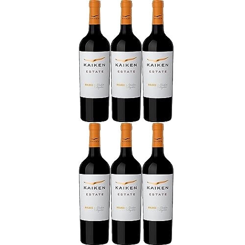Kaiken Wines Estate Malbec Rotwein Wein trocken Argentinien Inkl. FeinWert E-Book (6 x 0,75l) von FeinWert