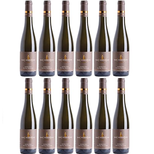 Karl Pfaffmann Riesling Beerenauslese Silberberg Weißwein Wein Vegan Edelsüß Pfalz Inkl. FeinWert E-Book (12 x 0,75l) von FeinWert