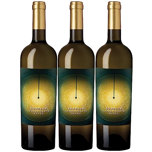 La Grange Rondeur Appassimento Blanc Cuvée Weißwein Wein Halbtrocken Frankreich Inkl. FeinWert E-Book (3 x 0,75l) von FeinWert