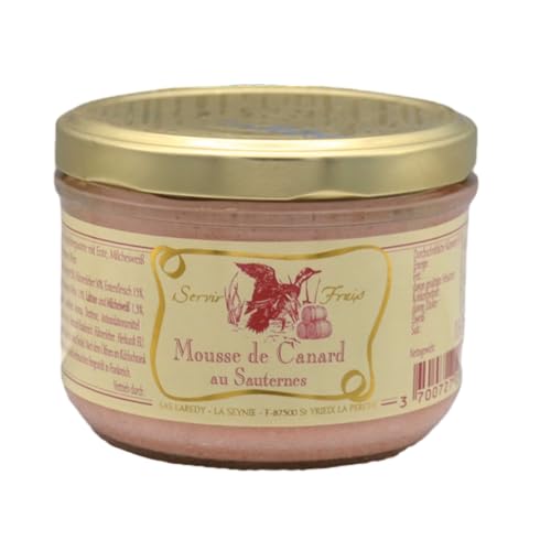 Laredy Entenmousse mit Sauternes klassischer französischer Brotaufstrich Frankreich inkl. FeinWert E-Book (1 x 180g) von FeinWert