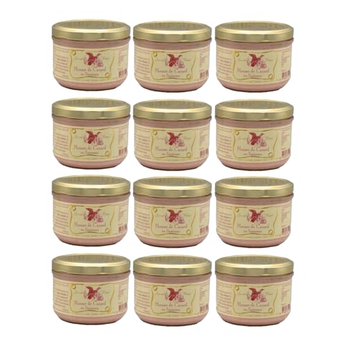 Laredy Entenmousse mit Sauternes klassischer französischer Brotaufstrich Frankreich inkl. FeinWert E-Book (12 x 180g) von FeinWert