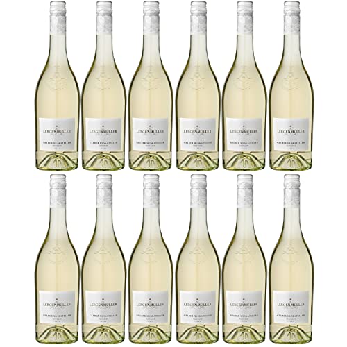 Lergenmüller Gelber Muskateller QbA Weißwein Wein feinherb Pfalz I FeinWert Paket (12 x 0,75l) von FeinWert