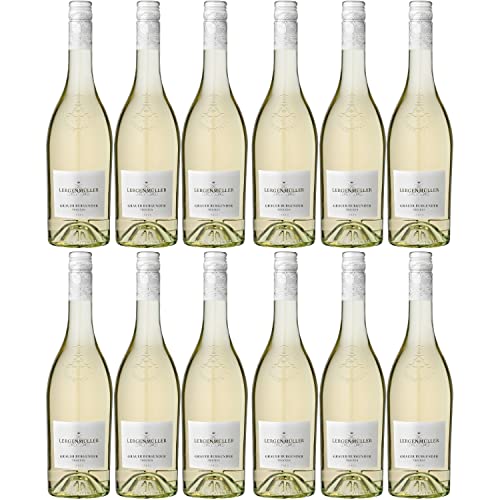 Lergenmüller Grauer Burgunder Weißwein Wein Trocken vegan Pfalz I FeinWert Paket (12 x 0,75l) von FeinWert
