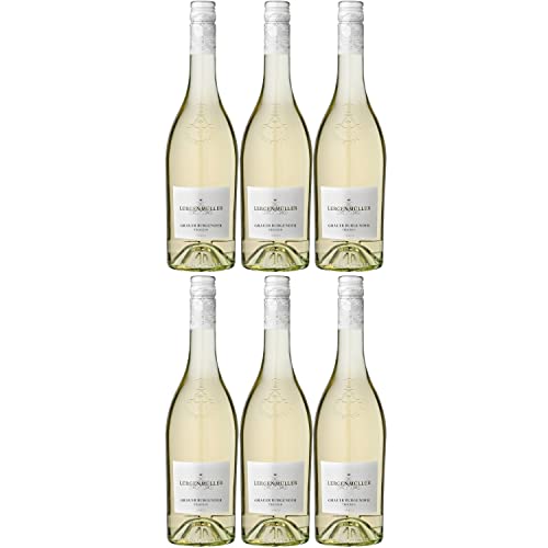 Lergenmüller Grauer Burgunder Weißwein Wein Trocken vegan Pfalz I FeinWert Paket (6 x 0,75l) von FeinWert