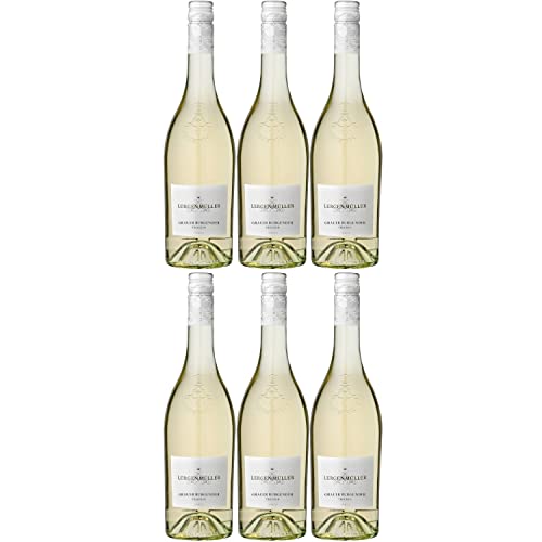 Lergenmüller Grauer Burgunder Weißwein Wein Trocken vegan Pfalz I FeinWert Paket (6 x 0,75l) von FeinWert