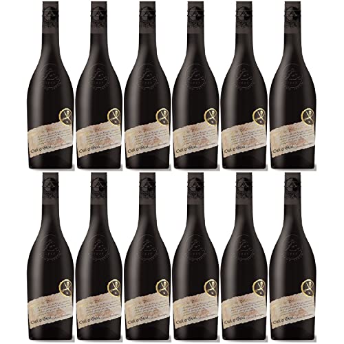 Lergenmüller Oak & Steel Cabernet Sauvignon Rotwein Wein Trocken vegan Pfalz I FeinWert Paket (12 x 0,75l) von FeinWert