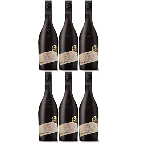 Lergenmüller Oak & Steel Cabernet Sauvignon Rotwein Wein Trocken vegan Pfalz I FeinWert Paket (6 x 0,75l) von FeinWert