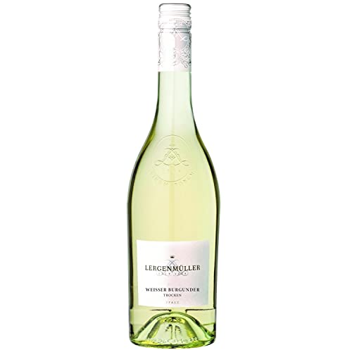 Lergenmüller Weißer Burgunder Weißwein Wein Trocken vegan Pfalz I FeinWert Paket (1 x 0,75l) von FeinWert