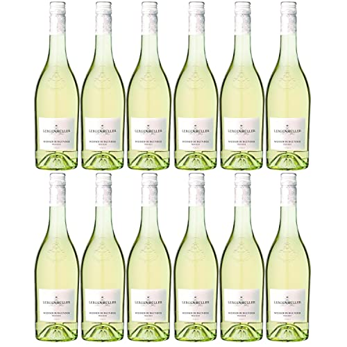 Lergenmüller Weißer Burgunder Weißwein Wein Trocken vegan Pfalz I FeinWert Paket (12 x 0,75l) von FeinWert
