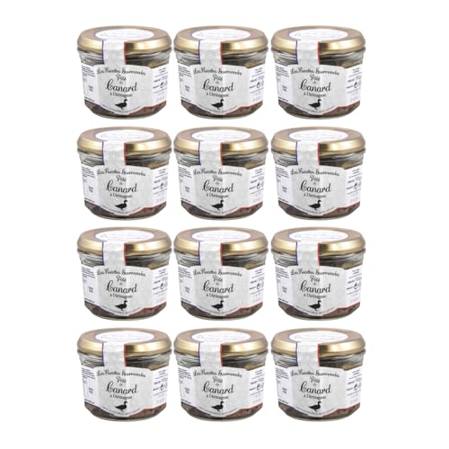 Les Recettes Gourmandes Entenpasteten mit Armagnac Frankreich inkl. FeinWert E-Book (12 x 180g) von FeinWert