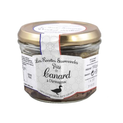Les Recettes Gourmandes Entenpasteten mit Armagnac Frankreich inkl. FeinWert E-Book (12 x 180g) von FeinWert