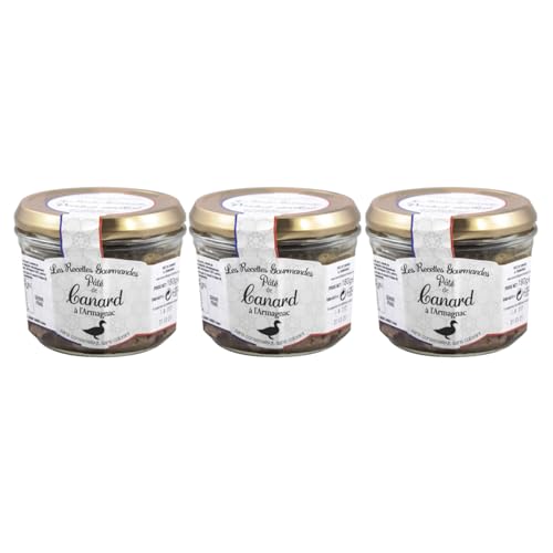 Les Recettes Gourmandes Entenpasteten mit Armagnac Frankreich inkl. FeinWert E-Book (12 x 180g) von FeinWert